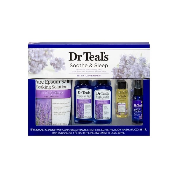 Dr Teal's Lavender Soothe & Sleep Full Regimen 5-piece Gift