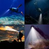 WINDFIRE Scuba Diving Headlamp Professional LED Dive Light Underwater Flashlight