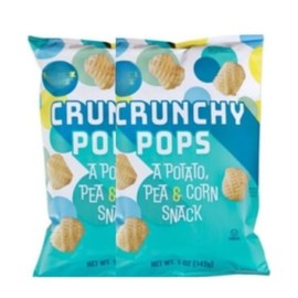 Trader J's Crunchy Pops ~ A Potato, Pea & Corn Snack (Pack of 2)