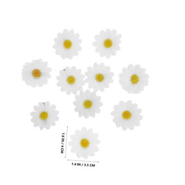 BIUDECO 10pcs Daisy Hair Clips for Women and Girls Stylish Floral Hair Barrettes Elegant Accessory for Beach and Holiday Looks for Daily Wear and Special Occasions