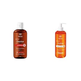 Darrow Doctar, Shampoo Anticaspa, Dermatológico, 120ml  Darrow Actine Gel Limpiador Facial con Vitamina C, 400ml                                      