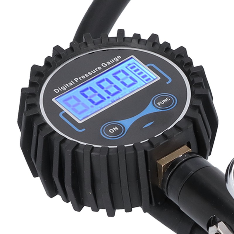 300PSI Tire Inflator Meter LCD Digital Display Inflation Pressure Gauge