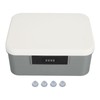 9L Capacity Document Lock Box, ABS Material Storage Trunk with