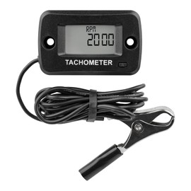 RileyFine HM019J Digitaler Drehzahlmesser, Drehzahlmesser, MAX RPM, Verwendung für Rasenmäher, Traktor, Motorrad, ATV, Kettensäge, UTV usw.