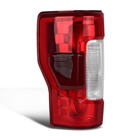 Tail Lights Compatible with Ford F250 F350 2017 2018 2019 XLT,LARIAT Super Duty Rear Brake Lamp Signal Assembly Replace KC3Z13405C (Halogen W/Blind Spot, Left Driver Side)