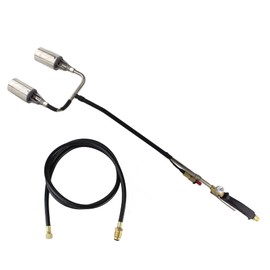 TITUS Push-Start Propane Weed Torch High Output Wood Ice Snow Roofing Road