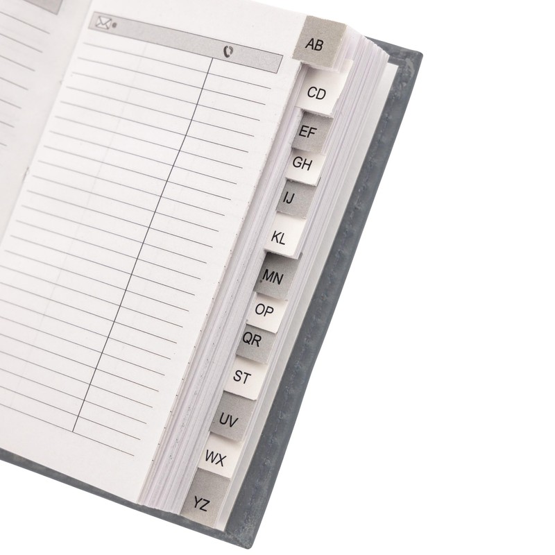 Index Address Book Leather Look Cover Executive Padded Small Sizes