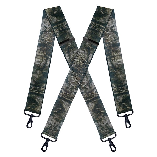 KRICJYH Big and Tall Suspenders for Men Heavy Duty Swivel
