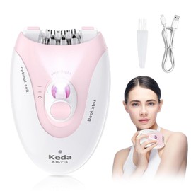 Electric Epilators for Women face,Cordless Epilators with LED Light,Epilator for Women Bikini Area,Hair Removal Device,epilators & Accessories,for Women Face Body Armpit Bikini Leg Hair Removal.