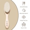 ORW Wooden Beech Handle Wool Brush, Natural White Bristles