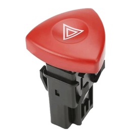 VHEUHZ Hazard Switch Warning Indicator 8200442724 Hazard Light Switch Compatible with Renault Espace IV MK4 Movano Vauxhall Vivaro Laguna MK2 Master Trafic
