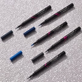 Maybelline New York Eyeliner, Hyper Precise Allday Liner, Smudge-proof and Waterproof, No. 700 Black, Twin Pack