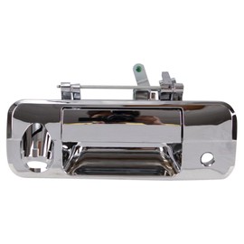 TRQ Tailgate Handle Chrome Compatible with 2007-2013 Toyota Tundra