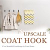 Pack of 6 Coat Hooks, Coat Hooks, Black Coat Hooks,