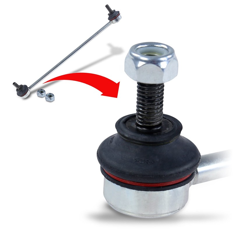 febi bilstein 27435 Connecting Rod with Locking Nuts, Pack of