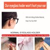 MOLDERP Eyeglass Ear Cushions - Soft Silicone Glasses Ear Grip