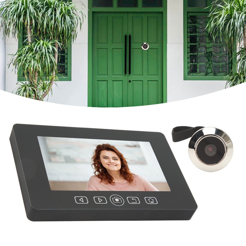 Peephole Camera 4.3in Color Screen 160 Degree Wide Angle Detection