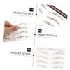 LALAFINA Rtificial Eyebrow Set 6pcs Lasting Eyebrow Transfer Stickers Easy