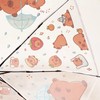 XiranYien Jellyfish & Capybara Cartoon Transparent Umbrella – 8-Rib Windproof