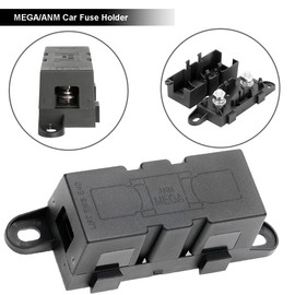 Youmile 2 pcs ANM Fuse Holder Mega High Current Fuse Holder MEGA Car Fuse Holder with SC10-8 terminals heatshrink tube for Cars Trucks Caravans Agricultural Machinery
