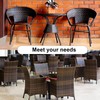 Biugaaufai 3 Pcs 120ft Wicker Repair Kit Gradient Coffee Brown