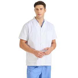 MISEMIYA - White LAB Coat Unisex - Doctors Coat - Medical Uniforms 8165 - Medium, White