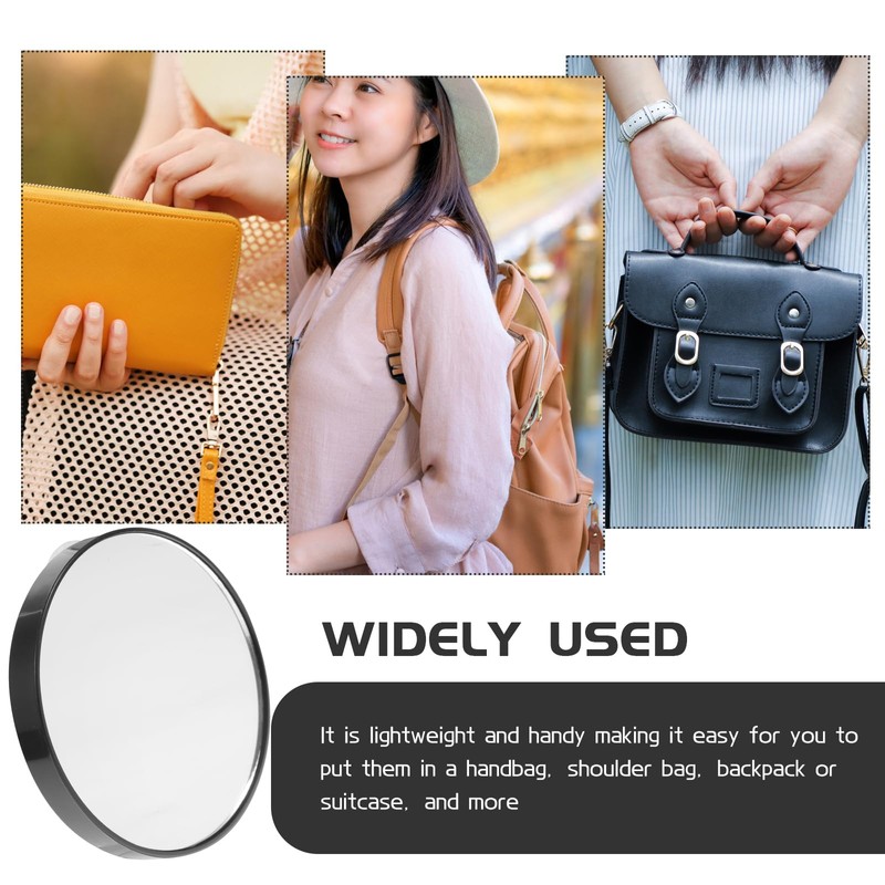 HEALLILY 3 Inch 5X Magnifying Makeup Mirror with Suction Cup