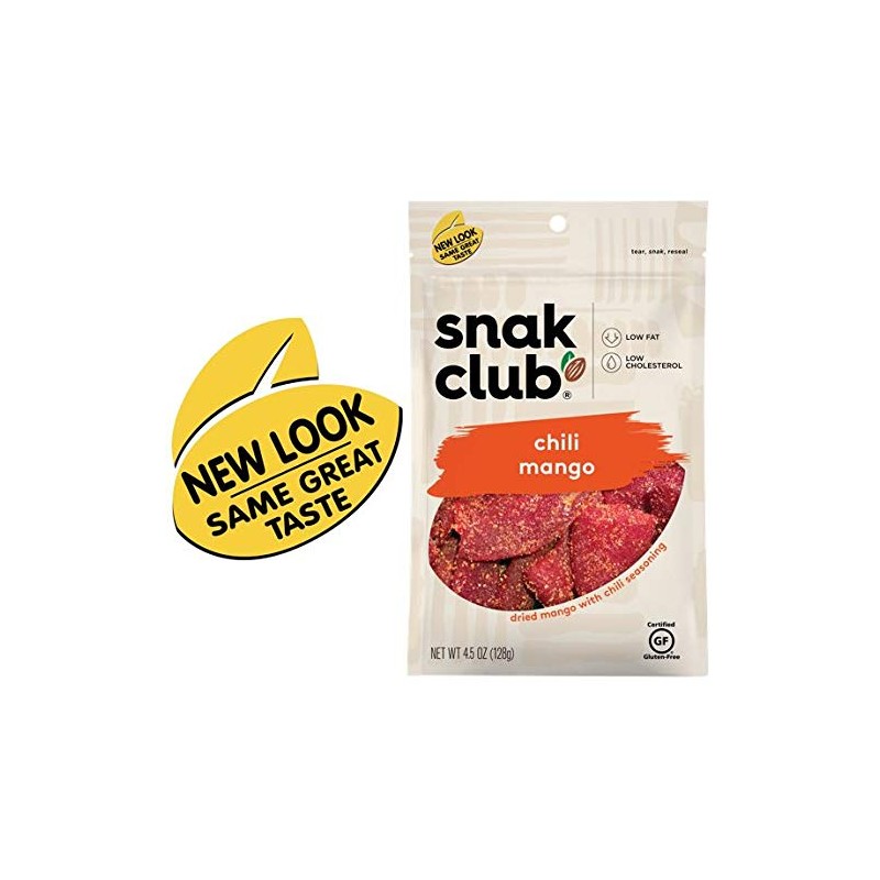 Snak Club Chili Mangos, 4.5 Ounce 6 Count (Pack of