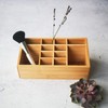 Zeller 25385 Organiser with 12 compartments, bamboo, approx. 25.4 x