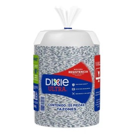 Dixie Plato Sopero 135pzs\ 591 Ml (2 Paquetes)