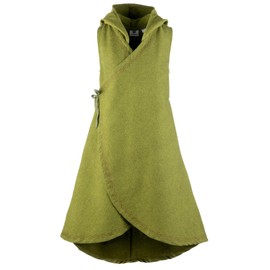 Burgschneider - Wrap Dress Dala Cotton - Lime Green (L/XL, Unisex, Cotton) Medieval Fantasy - Maiden