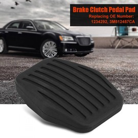 Car Pedal Cover,Brake Clutch Pedal Cover Auto Brake Clutch Pedal Rubber Pad replacement for replacement Focus MK2 CMAX C MAX Kuga 1234292 3M512457CA