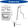 10PCS Belt Clips for Dewalt, Anglecai Drill Tool Clips Hook