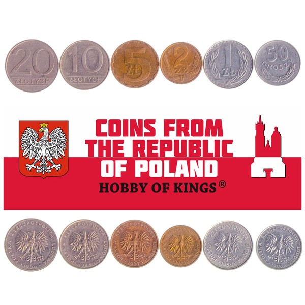 HOBBY OF KINGS 6 Coins from Poland | Polish Coin