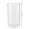 bonVIVO® Replacement Glass For All Commercially Sold French Presses (34