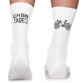 TODO Men's and Women's Cycling Socks Breathable Road Bike Socks Men's Cycling Socks with Motif Also Running Socks, With - I'm Tadej, 39 - 42