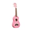 Pink Burst Soprano Dolphin Ukulele
