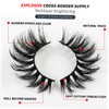 Baluue 5 Pairs Natural Look False Eyelashes Lash Women's Makeup
