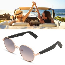 Cuifati Smart Sunglasses for Women, Audio Smart Glasses with Bluetooth 5.0, IP67, Dustproof, Waterproof, Polarized Glasses for Outdoor Travel, UV Protection