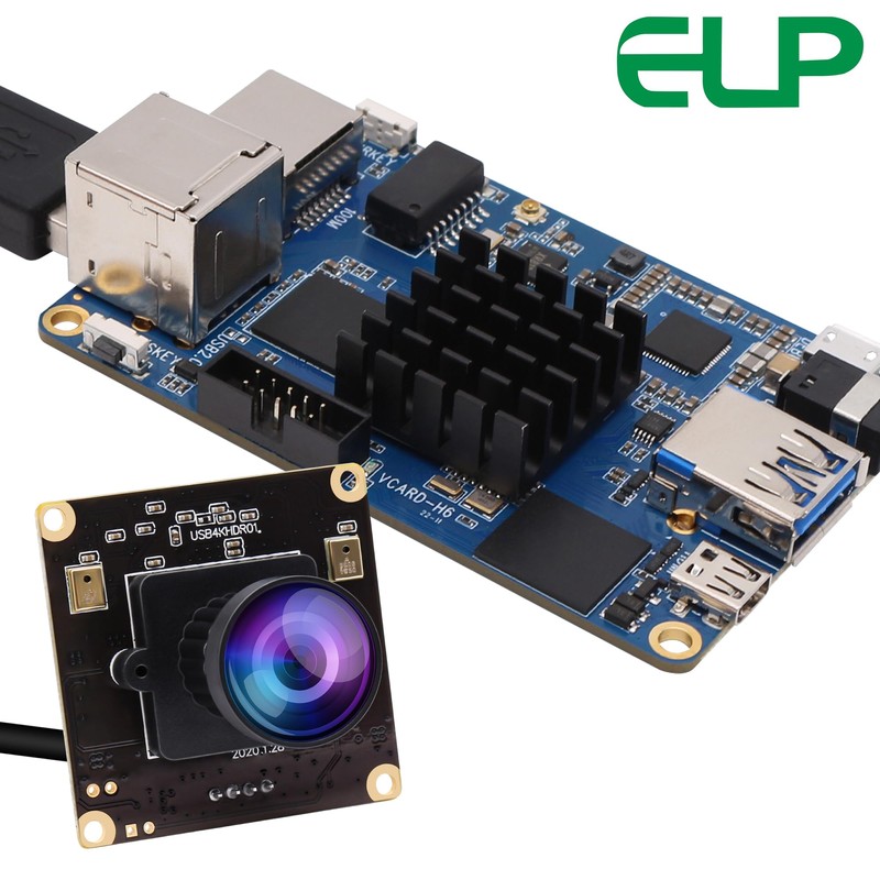 4K USB Camera ELP Camera Module with Mic for Computer