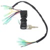 Ignition Switch Assembly Fit for Yamaha Outboard Motors Main Key