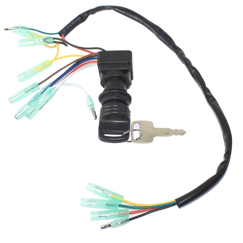 Ignition Switch Assembly Fit for Yamaha Outboard Motors Main Key
