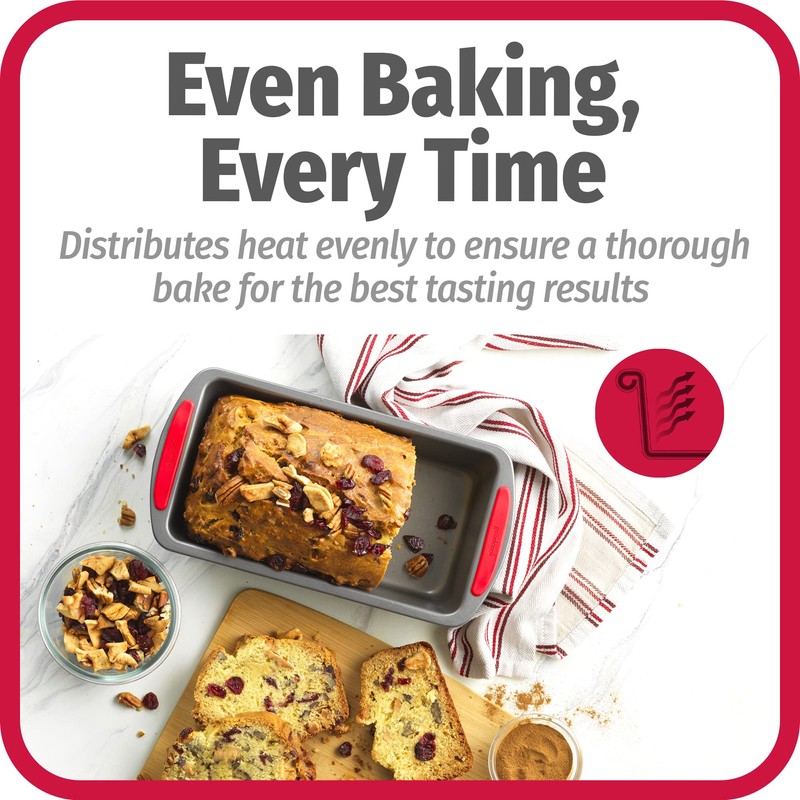 GoodCook MegaGrip 9" x 5" Nonstick Steel Bread Loaf Pan