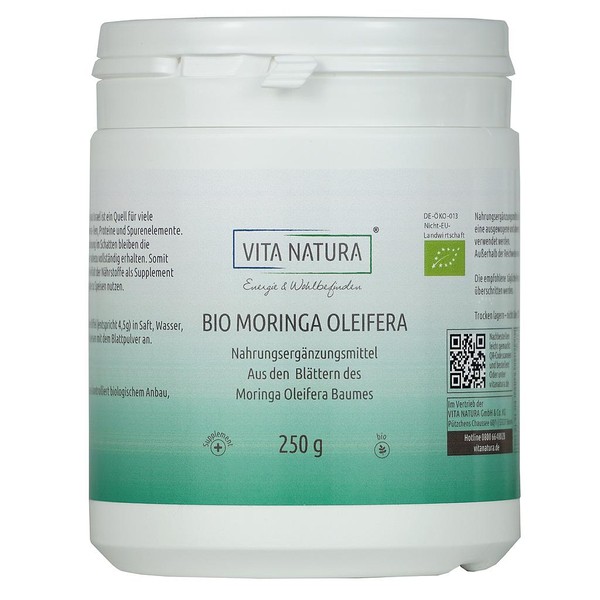 Vita Natura Moringa Oleifera Leaf Powder 250 g