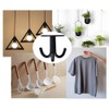 NELXULAS Stainless Steel Heavy Duty 3-Claw Coat Hook, Robe Hanger
