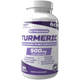 EAS Turmeric 500mg | 95% Standardized Curcuminoids | Boost Antioxidants, Immunity, & Joint Function | Better Absorption with Cyclosome Delivery | 120 Tablets