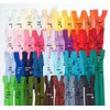 39 Zip Fasteners in Assorted Colours 45 cm