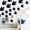 Dinosaur Footprints Stickers 45 pcs Dinosaur Tracks Decals Removable Peel