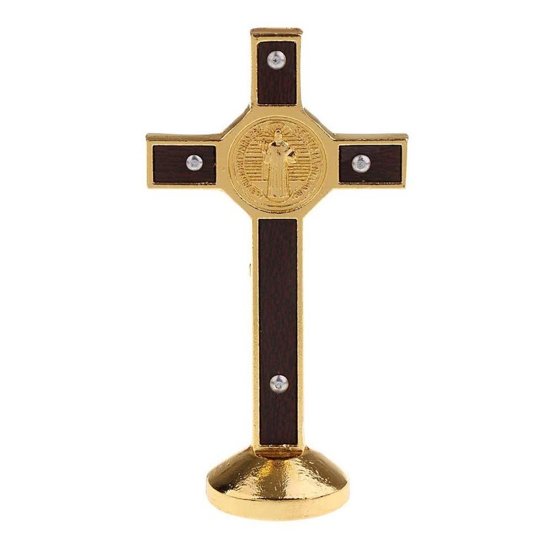 POFET Crucifix Jesus Christ Cross Statue Figurine For Car Home