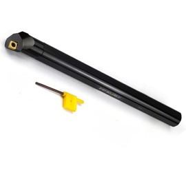 OSCARBIDE 1''x12"Overall Length Indexable Boring Bar,1"Shank,Right-Hand Sclcr Boring Bar with Carbide Inserts CCMT09T304(CCMT32.5),S16T-SCLCR3,1 Piece